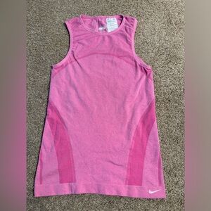 Nike Dri Fit Pink Peformance Tank Top Pink Medium